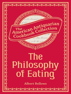 cover image of The Philosophy of Eating